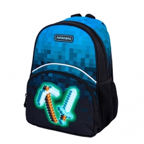 Astrabag, Plecak dziecięcy wycieczkowy - Blue Pixel (AK300)