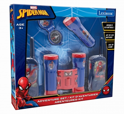 <img src='https://webimage.pl/pics/176/4/d3380743084176.jpg' style='height:440px' /> Zestaw przygodowy Spider-Man z krótkofalówkami, lornetką i kompasem RPTW12SP