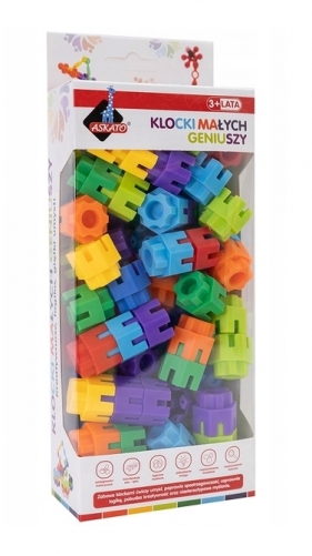 Klocki Małych Geniuszy - Śrubki, 65 el. (125176)