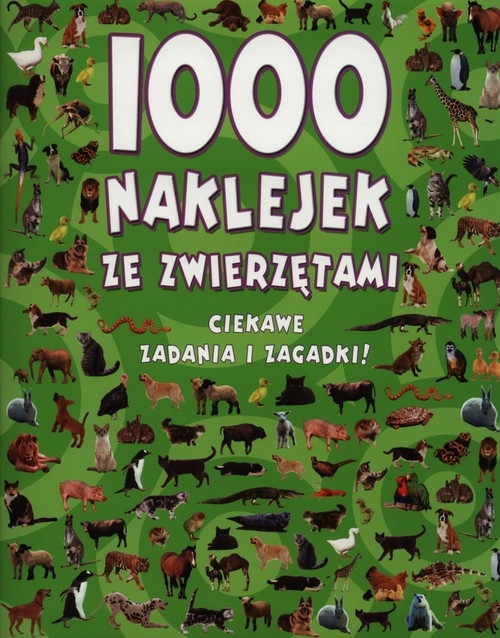 1000 naklejek ze zwierzętami