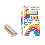 Starpak, kreda szkolna, 10 szt. - kolorowa (262683)