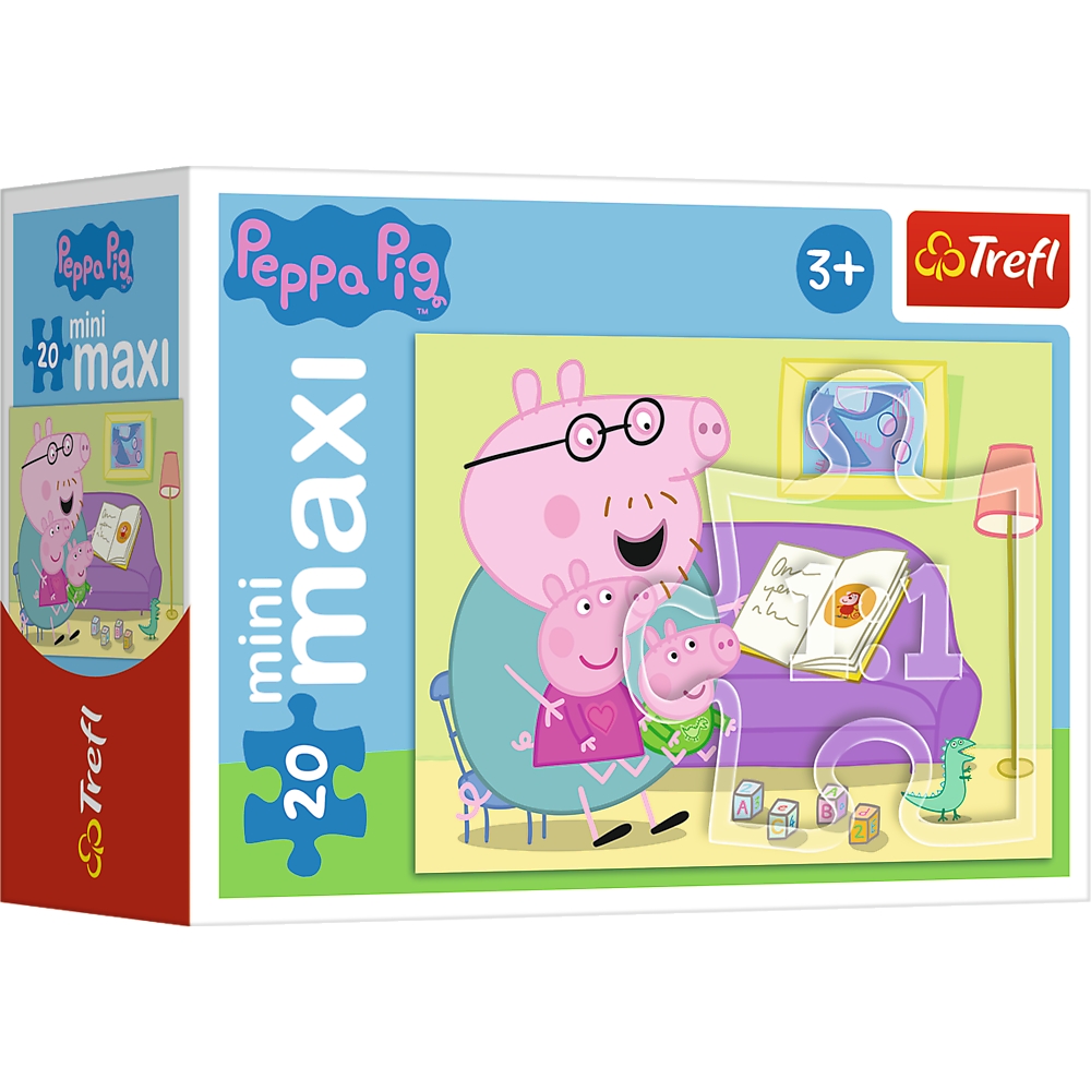 Puzzle miniMaxi 20: Zabawy Świnki Peppy 3 (56000) (Uszkodzone opakowanie)
