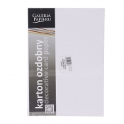 Papier ozdobny (wizytówkowy) Galeria Papieru gładki A4 - biały 200 g (202831)