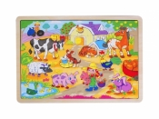 Puzzle drewniane - Wieś (1580177)