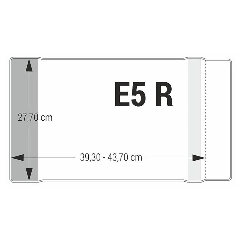 Biurfol, Przezroczysta okładka regulowana bezbarwna E5