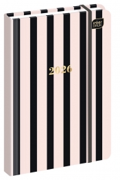 Kalendarz książkowy A6/192 - Metallic Stripes