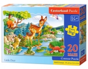 Puzzle Maxi Konturowe: Little Deers 20 (02177)