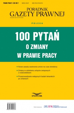 100 pytań o zmiany w prawie pracy