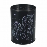 Skarbonka metalowa okrągła Unicorn holograf