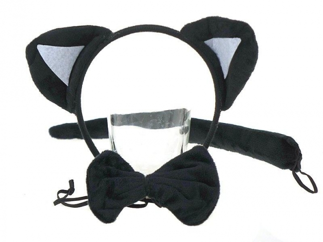 <img src='https://webimage.pl/pics/177/3/d5901271583177.jpg' style='height:440px' /> Opaska na włosy uszy kota pluszowe z ogonkiem