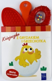 Książeczka z gryzakiem i grzechotką. Zwierzątka - Opracowanie zbiorowe