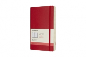 Kalendarz Moleskine 2018 czerwony szkarłatny