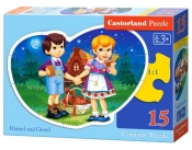 Puzzle 15 Konturowe Hansel and Gretel (B-015177)