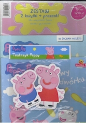 Świnka Peppa. Zestaw 2 książeczek + teatrzyk - Opracowanie zbiorowe