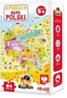 CzuCzu Puzzle 84 Mapa Polski (Uszkodzone opakowanie) (4862610)