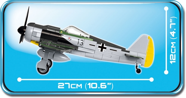 Cobi: Mała Armia. Focke-Wulf Fw190 A-8 - myśliwiec niemiecki (5704)