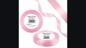 Wstążka satynowa 25mm/32m baby pink