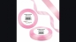 Wstążka satynowa 25mm/32m baby pink