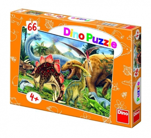 Puzzle Dino 66 Dinozaury (771178)