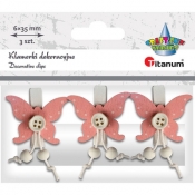 Klamerki dekoracyjne motyl (19aqe0701)