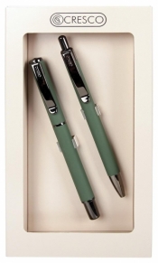 Pióro + długopis Master Gun w etui GB zielony