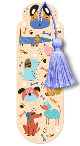 Zakładka z chwostem Kolorowe psy