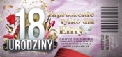 Zaproszenie Urodziny 18 (10szt)