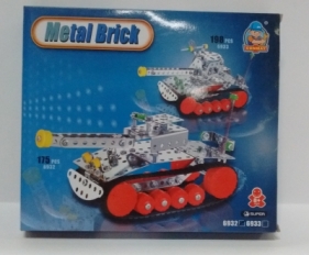 Zestaw metalowych klocków