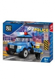 Klocki plastikowe Icom MyPolice 111 elementów radiowóz patrolowy (KB0617)