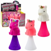 Skaczący jednorożec na sprężynie Pop Up 10cm MIX