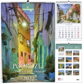 Kalendarz 2022 B3 13 plansz Podróże