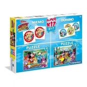 Super Kit Puzzle 2x30 + Memo + Domino Mickey and the Roadster Racers (08217)