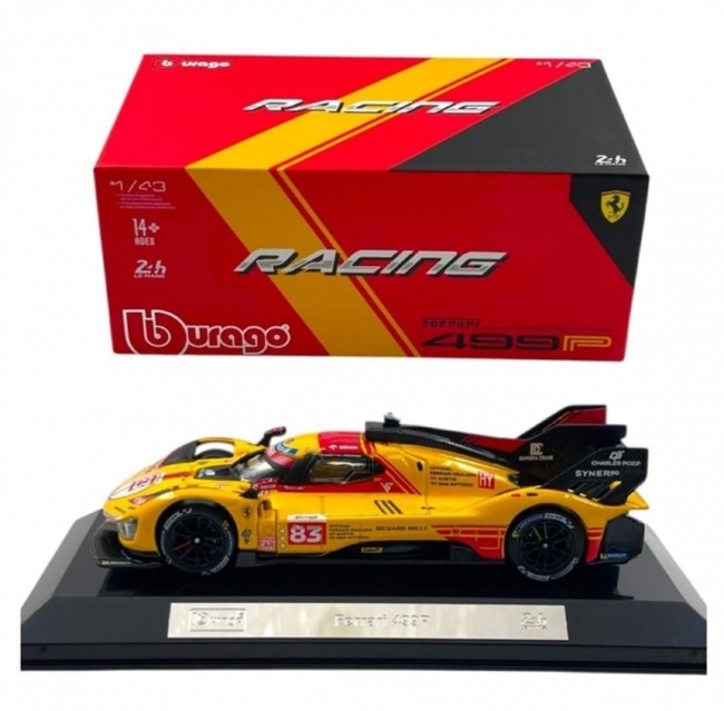 Ferrari Racing 499P 24H LE Mans Hypercar 2024