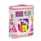 Mega Bloks: Klocki 60 elementów - różowa torba (CYP67/DCH54)