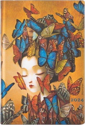 Kalendarz tygodniowy mini 2024 Madame Butterfly