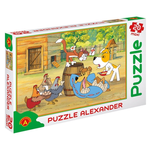 Puzzle 20 maxi Reksio rekonwalescent (0617)