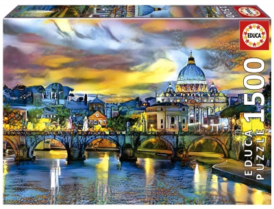 Puzzle 1500 Bazylika Św. Piotra Watykan 111662