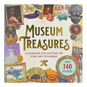 Książka z naklejkami 740szt - Museum Treasures