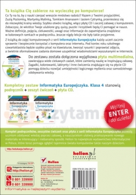 Informatyka Europejczyka 4 Podręcznik z płytą CD Edycja: Windows 7, Windows Vista, Linux Ubuntu, MS Office 2007, OpenOffice.org - Danuta Kiałka, Katarzyna Kiałka