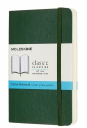 Notes 9x14 kropki myrtle green MOLESKINE