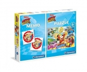 Puzzle 60 + Memo Mickey i raźni rajdowcy (07917)