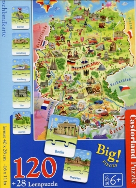 Puzzle 120 Deutschlandkarte (E-180)