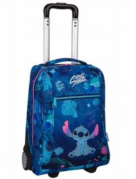 Coolpack, Plecak młodzieżowy na kółkach Compact Disney Blue - Stitch (F086780)