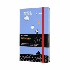Notes linia L Super Mario, fioletowy MOLESKINE - Action City