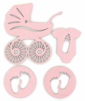Ozdoba drewniana Galeria Papieru baby (253022)