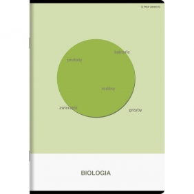 Zeszyt Top 2000 A5/60k kratka - biologia, 1 szt