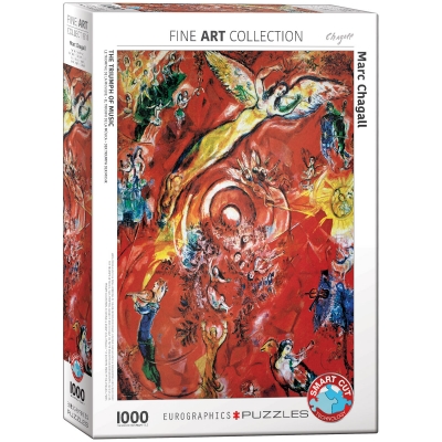 <img src='https://webimage.pl/pics/180/4/d628136654180.jpg' style='height:440px' /> Puzzle 1000 Triumph of Music by Chagall 6000-5418