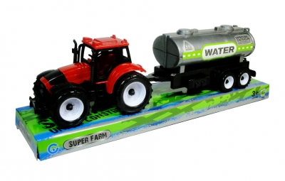Traktor z beczką