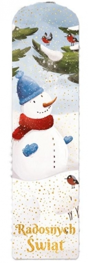 Zakładka tradycyjna Boże Narodzenie Bałwan