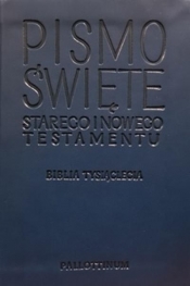 Biblia Tysiąclecia - Travel granat - praca zbiorowa